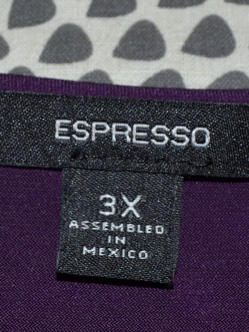 Espresso Purple Embellished Empire Waist Maxi Dress Women’s 3X Plus Formal - Picture 6 of 7